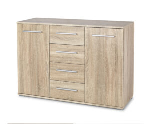 LIMA KM-4 komoda dąb sonoma (2p=1szt)