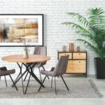 PIXEL2 stół dąb złoty / czarny