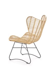 INDIANA fotel wypoczynkowy rattan naturalny (2p=1szt)