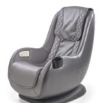 DOPIO fotel wypoczynkowy z funkcją masażu popielaty