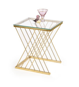 NANCY ława złoty / transparentny (2p=1szt)