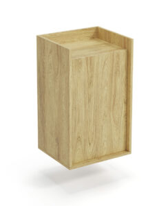 MOBIUS SZAFKA 1D korpus: hikora naturalna, fronty - hikora naturalna (1p=1szt)