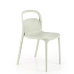 K490 krzesło plastik miętowy