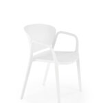 K491 krzesło plastik biały