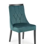 ROYAL krzesło czarny / tap: MONOLITH 37 (c.zielony)