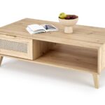 BORNEO LAW-1 ława dąb artisan/czarny (2p=1szt)