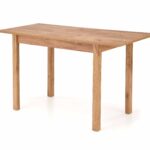 GINO stół rozkładany blat - dąb craft, nogi - dąb craft