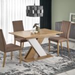 XARELTO stół rozkładany dąb lancelot - biały