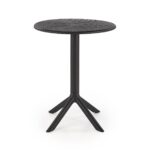 CALVO stół okrągły czarny