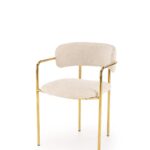 K537 krzesło kremowy