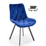 K519 krzesło granatowy
