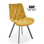 K519 krzesło musztardowy
