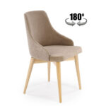 MALAGA krzesło beżowy / tap: MAVEL 38 / STELAR 16