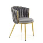 K517 krzesło popielaty