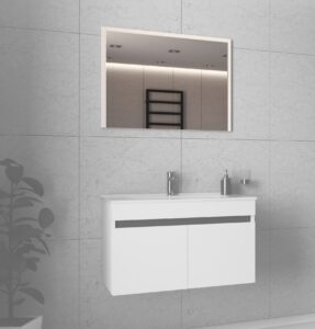 FIGARO Lustro 80 cm biały (1p=1szt)