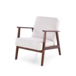 MILANO 1S fotel - jasny beżowy tap. Castel 04