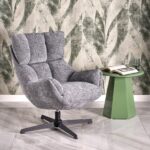 ORINOKO fotel wypoczynkowy popielaty