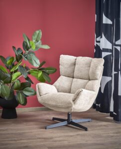 ORINOKO fotel wypoczynkowy beżowy (1p=1szt)