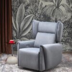 GELATO fotel wypoczynkowy popielaty