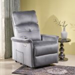 SEMIR 2 fotel wypoczynkowy popielaty