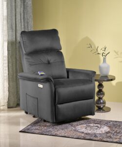 SEMIR 2 fotel wypoczynkowy czarny (2p=1szt)