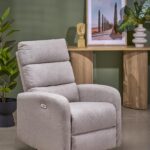 CARINIO fotel wypoczynkowy jasny beżowy