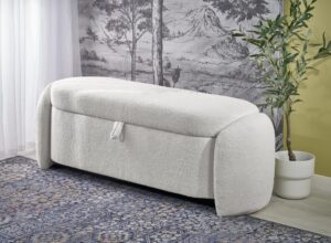 FICARIA ławka z funkcją pojemnika kremowy (1P=1SZT)