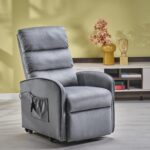 MARONI fotel wypoczynkowy popielaty