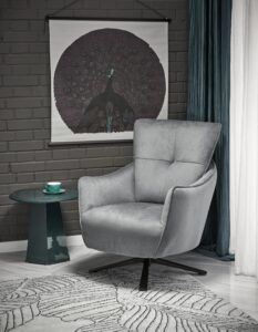 SCAMPI fotel wypoczynkowy, popielaty (1p=1szt)