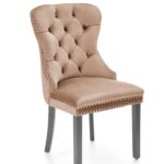 MIYA krzesło czarny / tap: beżowy