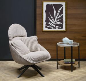 MERRY 2 fotel wypoczynkowy z funkcją obracania, cappuccino (1p=1szt)