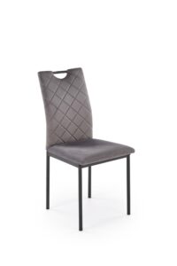 K577 krzesło popielaty / czarny (1p=4szt)