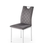 K578 krzesło popielaty / srebrny