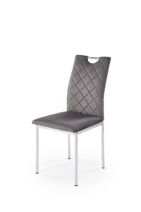 K578 krzesło popielaty / srebrny (1p=4szt)