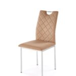 K578 krzesło beżowy / srebrny