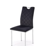 K578 krzesło czarny / srebrny