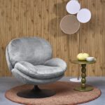 SHELL fotel wypoczynkowy, popielaty