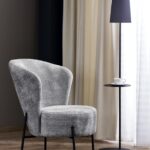 CEZAR fotel wypoczynkowy, popielaty