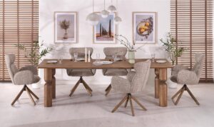 MELTON stół rozkładany 200-300x101x76 cm jasny orzech (3p=1szt)