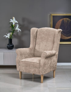 HERMES fotel wypoczynkowy, beżowy (tkanina MARKOS 14-#3)