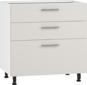 VENTO D3S-80/82 szafka dolna z szufladami, mechanizm Hettich front: kaszmir (1p=1szt)