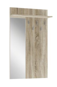 LIMA PR-1 wieszak z lustrem dąb sonoma (1p=1szt)