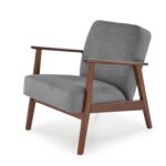 MILANO 1S fotel - popielaty tap. Castel 93