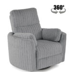 PEGAS fotel wypoczynkowy popielaty