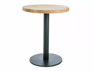 Stół okrągły PURO II 60 cm - lity dąb