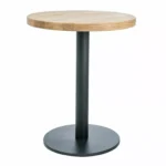 Stół okrągły PURO II 70 cm - lity dąb