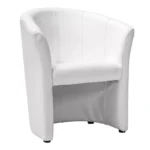 Fotel TM-1 ekoskóra - biały