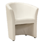 Fotel TM-1 ekoskóra - kremowy