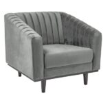 Fotel ASPREY 1 Velvet - szary Bluvel 14