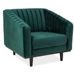 Fotel ASPREY 1 Velvet - zielony Bluvel 78